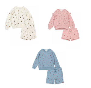 Sweatshirt & Shorts Set