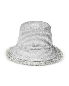 Kumi Metallic Fringe Hat