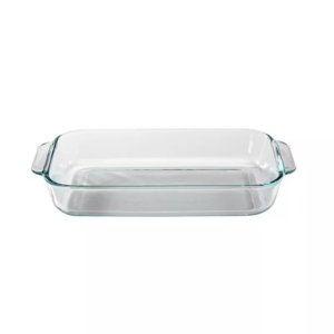 Pyrex Clear Basics 2 Quart Glass Oblong Baking Dish Rectangular