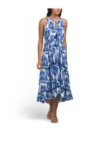 Sleeveless Floral Midi Dress