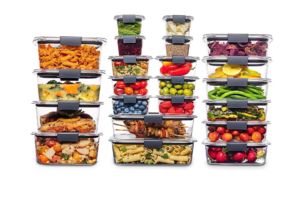 Bpa Free 22-piece Food Storage Containers Set, Airtight, Leak-proof, with Lids for Meal Prep, Lunch, and Leftovers