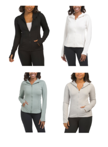 Lux Rebel Flared Bottom Full Zip Jacket