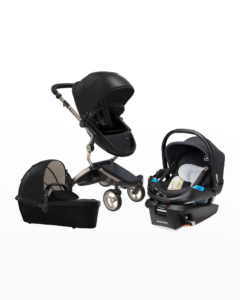 Xari Stroller Luxury Travel System W/ Champagne Chassis & Maxi-cosi Coral Xp Car Seat