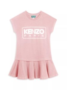 Little Girl's & Girl's Logo Cotton Dress