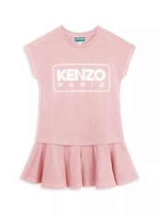 Little Girl's & Girl's Logo Cotton Dress