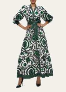 Cora Voluminous Tiered Shirtdress