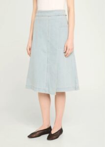 Image of sale on Iris Twill Midi Wrap Skirt