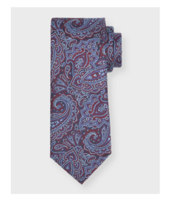 Men's Paisley Jacquard Silk Tie