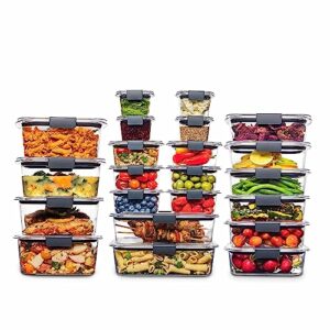 Rubbermaid Brilliance Bpa Free 44-piece Food Storage Containers Set, Airtight, Leak-proof, with Lids for Meal Prep, Lunch, and Leftovers