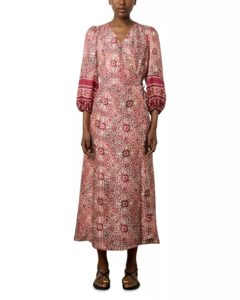 Edenn Printed Wrap Dress