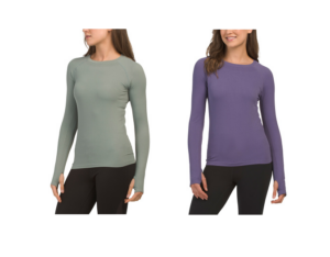 Zaia Seamless Active Shirt with Thumbholes