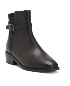 Leather Oracle Booties