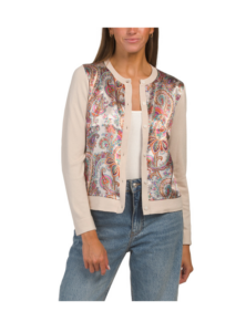Mix Media Cardigan