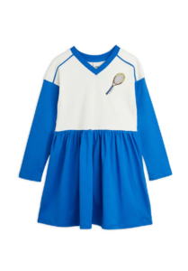 Kids' Long Sleeve Organic Cotton Tennis Dress