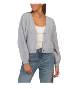 Boucle V-neck Cardigan