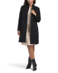 Wool Blend Walker Coat
