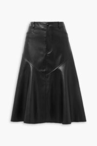 Jesse Faux Leather Midi Skirt