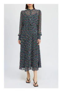 Alicia Long Sleeve A-line Dress