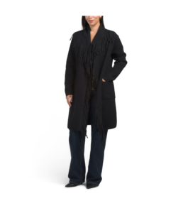 Wrap Fringe Coatigan