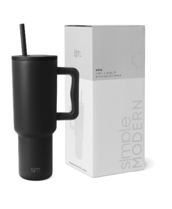 40 Oz Tumbler with Handle and Straw Lid