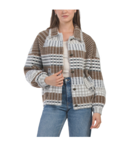 Eyelash Bomber Jacket