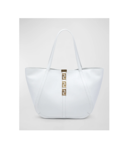 Greca Goddess Large Calfskin Tote Bag