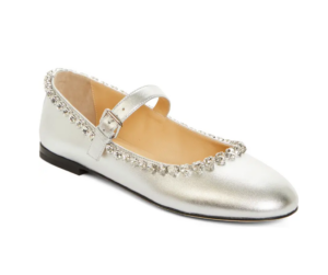Audrey Crystal Detail Mary Jane Ballerina Flat (women)