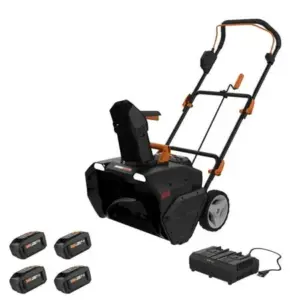 Image of sale on Worx Wo7131.1 40v Power Share 20″ Cordless Snow Blower with Brushless Motor