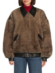 Faux Fur Bomber Jacket