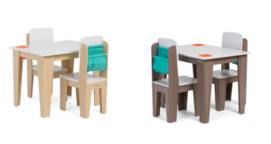 Pocket Storage Table and 2 Chair Set