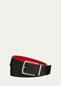 Men's Reversible Intrecciato Leather Belt