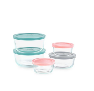 Simply Store 10 Piece Glass Storage Set