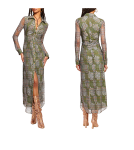 Wyatt Tartan Midi Dress