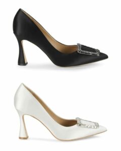 Aubree 85mm Embellished Satin Pumps