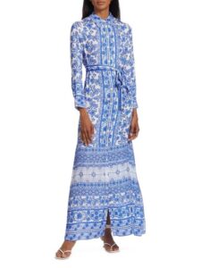 Chassidy Belted Floral Maxi Dress