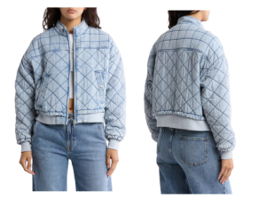 Sun Bleached Bomber Jacket