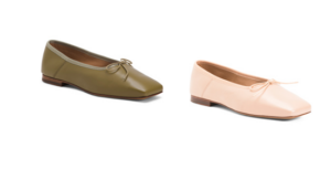 Square Toe Ballerina Flats