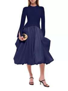 Kenlie Bubble Midi-dress