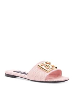 Women's Woven Logo Slide Sandals