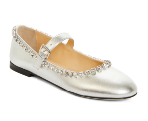 Audrey Crystal Detail Mary Jane Ballerina Flat (women)