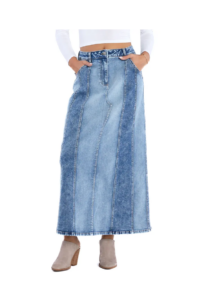 Road Trip Denim Maxi Skirt