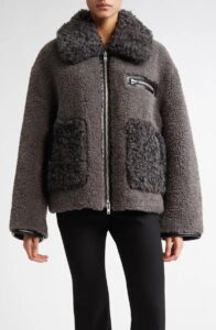 Joann Oversize Faux Shearling Jacket