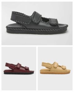 Jack Leather Braid Dual-band Sandals