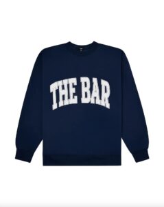 Varsity Sweatshirt Navy/white