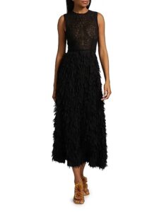 Lara Lace Fringe Cocktail Dress