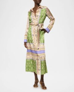 Griselda Belted Midi Dress