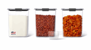 3 Bpa-free Food Storage Containers with Lids