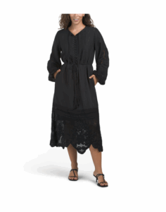 Yelle Embroidered Lace Dress