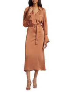 Cecilia Belted Midi-dress