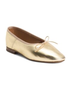 Made in Portugal Leather Dream Ballerina Flats
